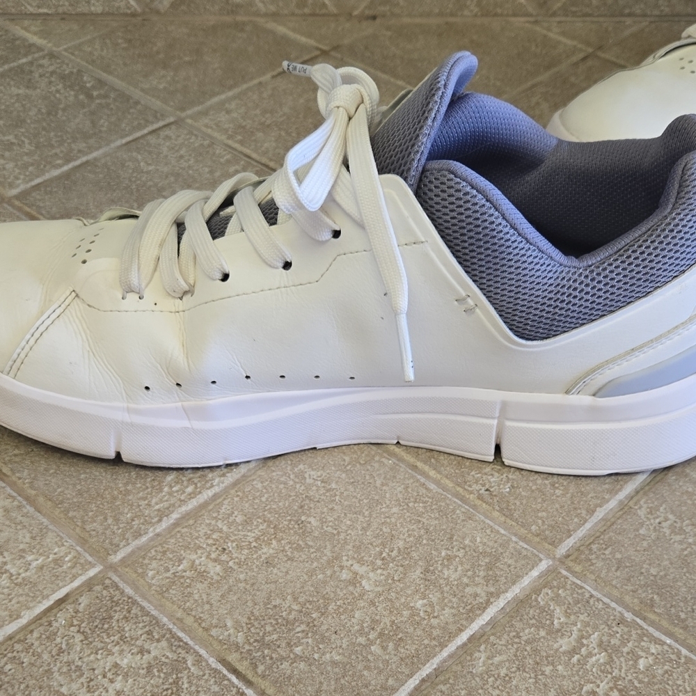 On Running White and Gray Sneakers for Men - Picture 12 of 15